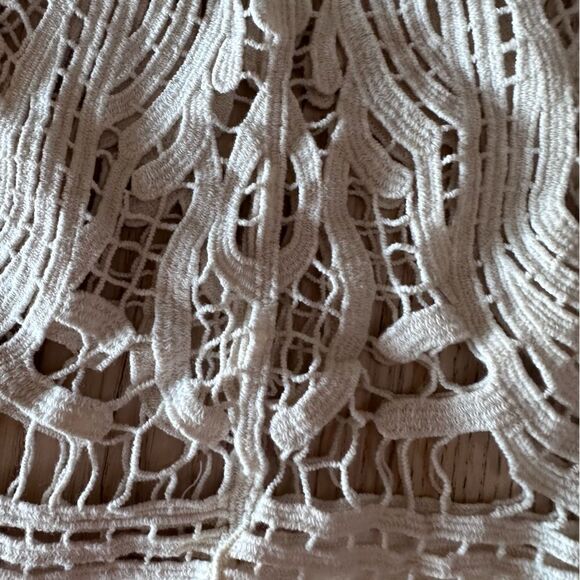 Miss Kelly 1999 Large Lace Bohemian Cream Top - Medium - Picture 3 of 6